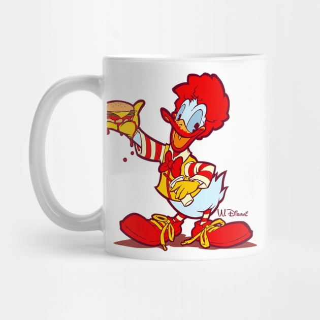 RONALD MCDONALD DUCK by beastpop